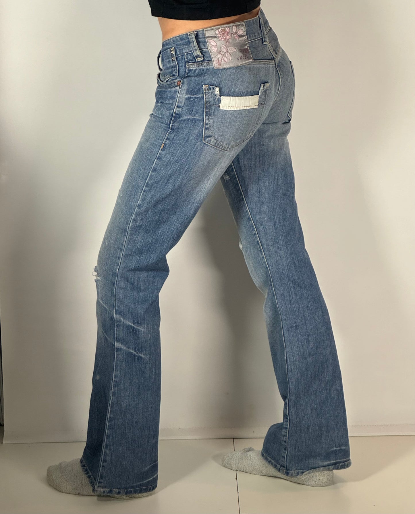 Lågmidjade jeans stl: S