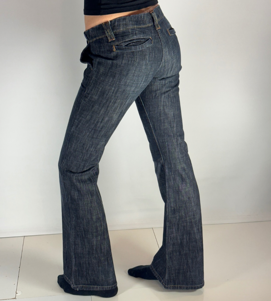 Lågmidjade jeans–stl: XS