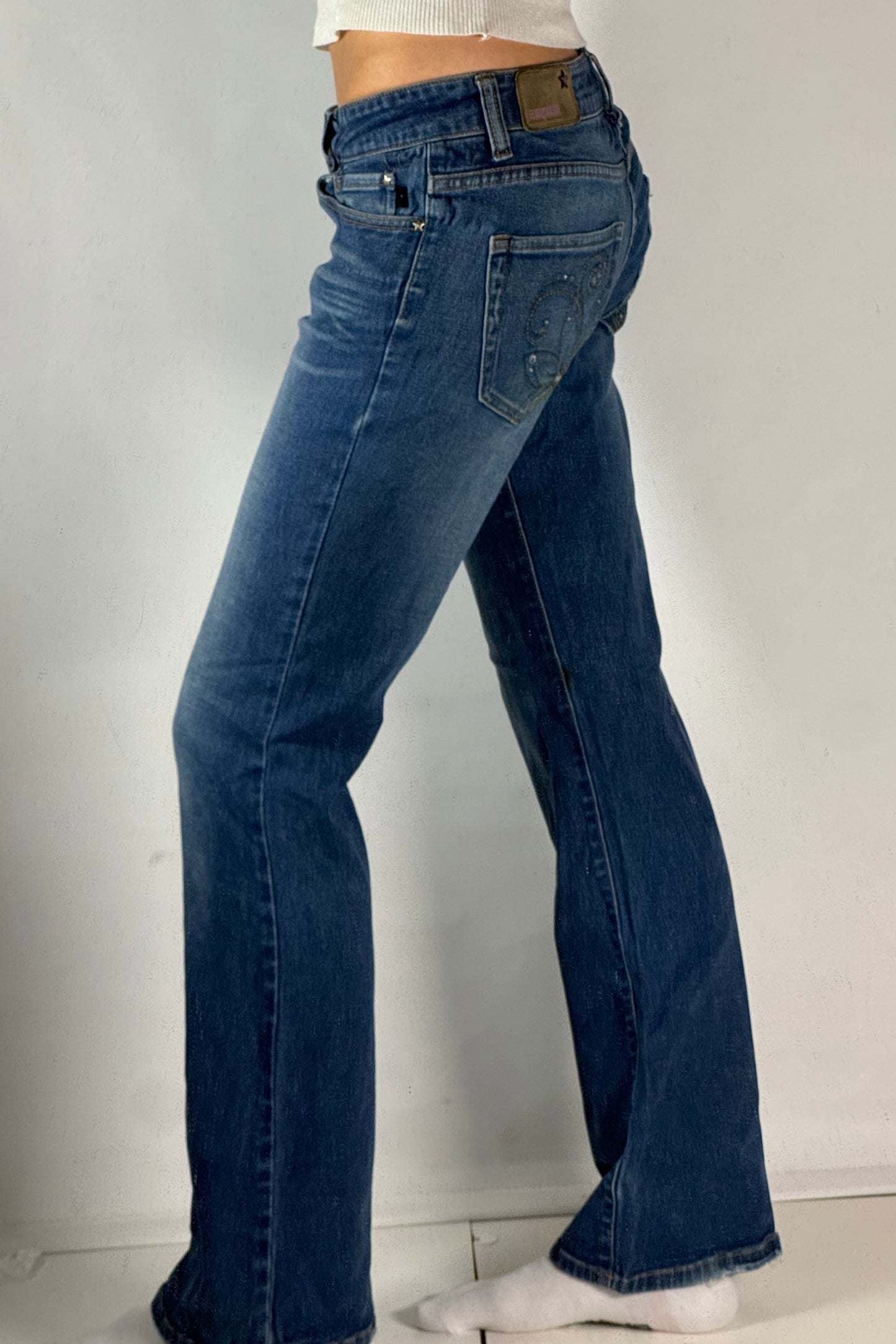 Lågmidjade jeans stl: XS