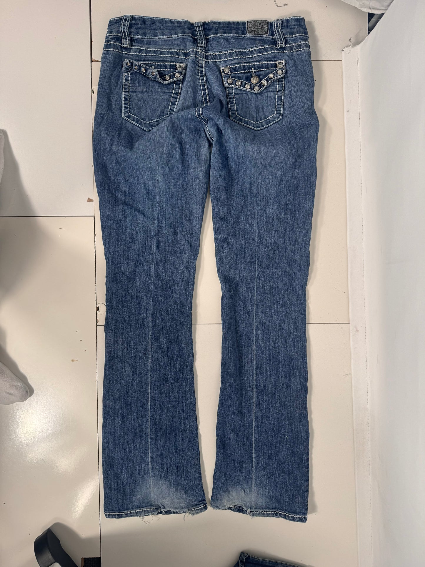 Lågmidjade jeans stl: S