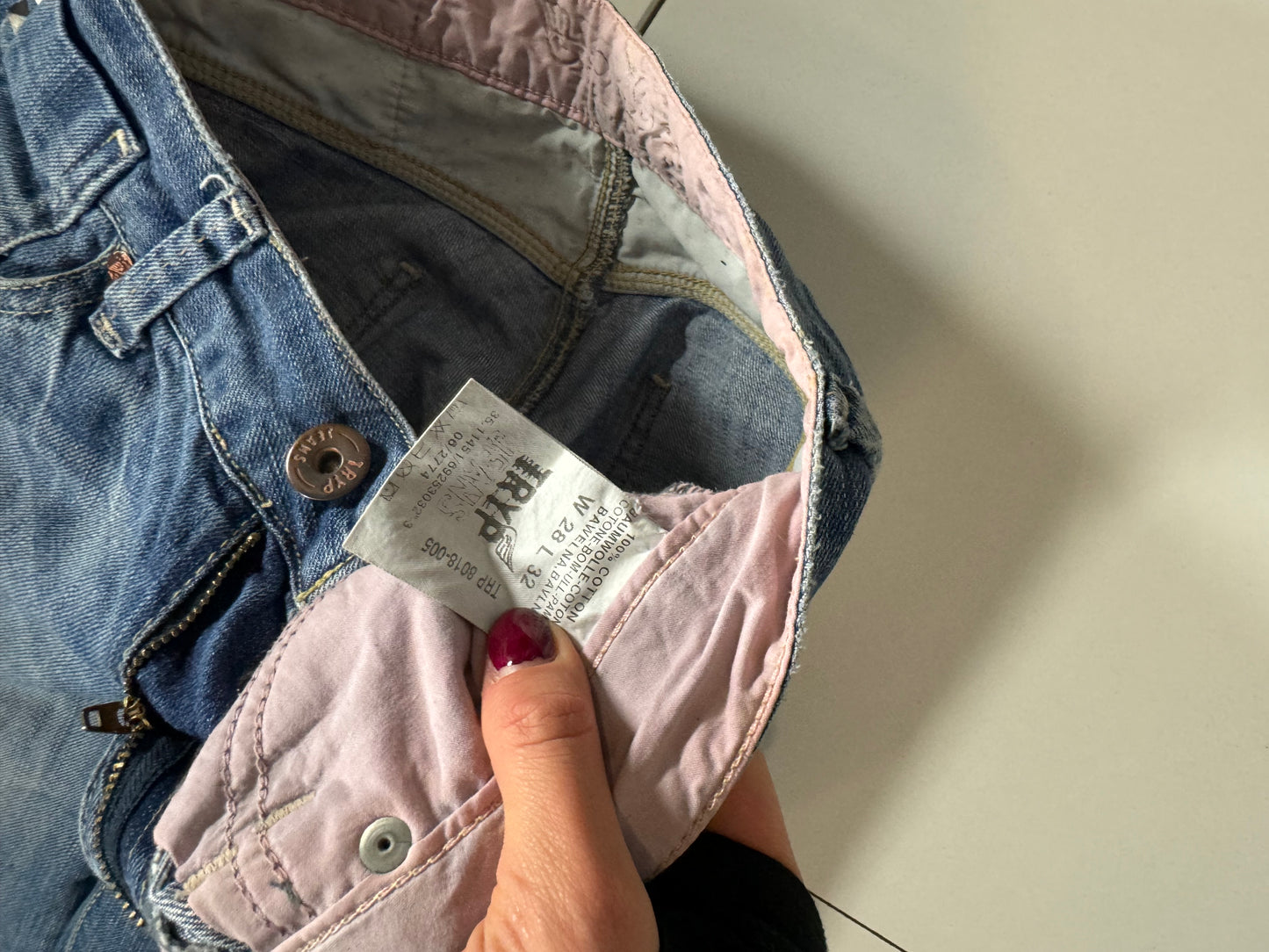 Lågmidjade jeans stl: S