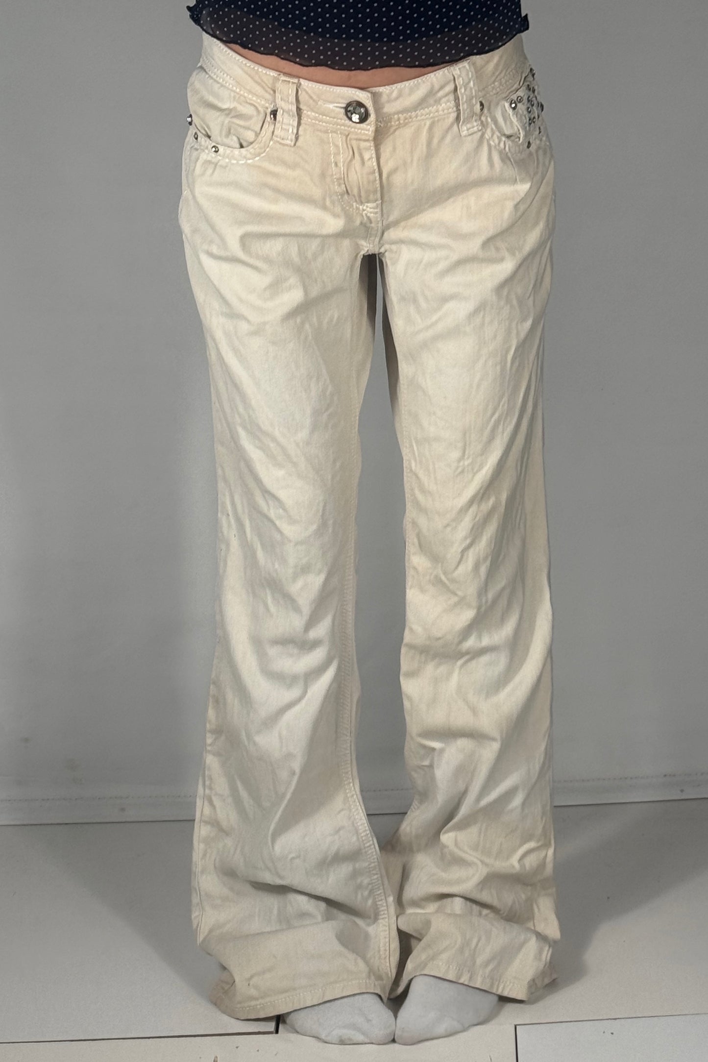 Lågmidjade jeans stl: L