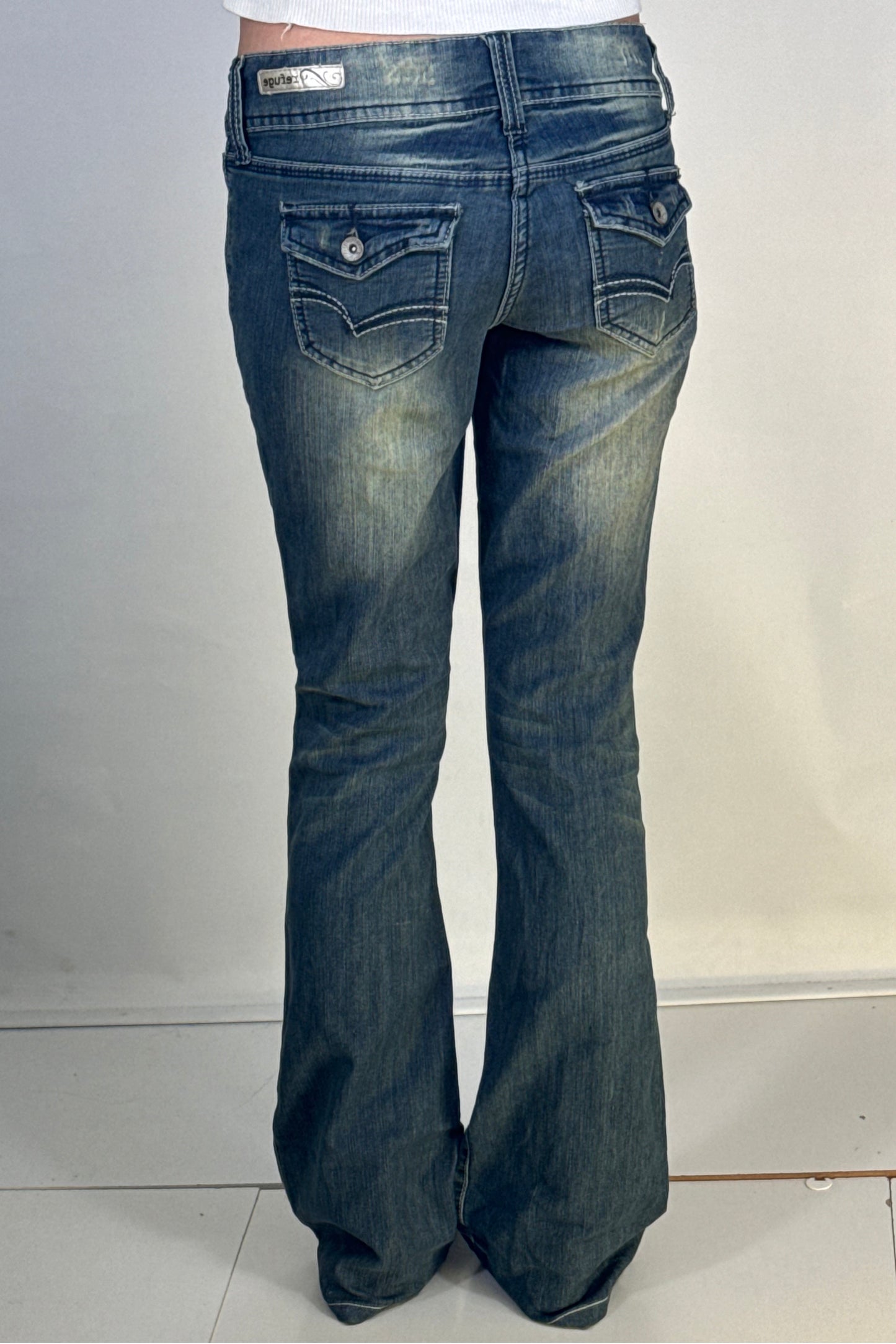 Lågmidjade jeans stl: S