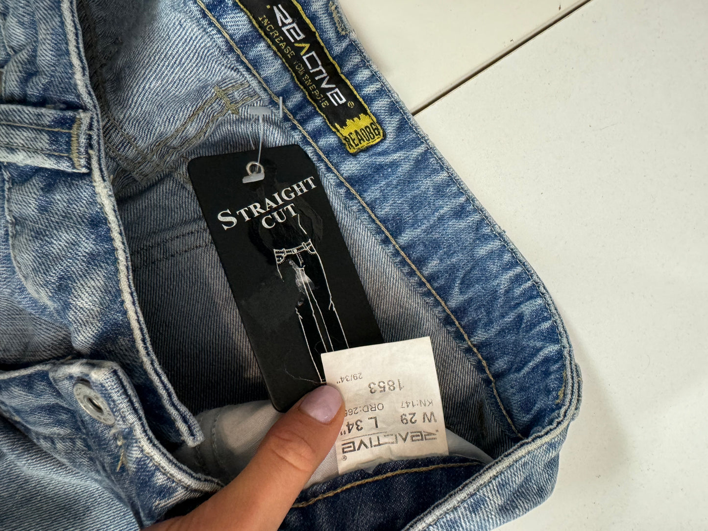 Lågmidjade jeans stl: S