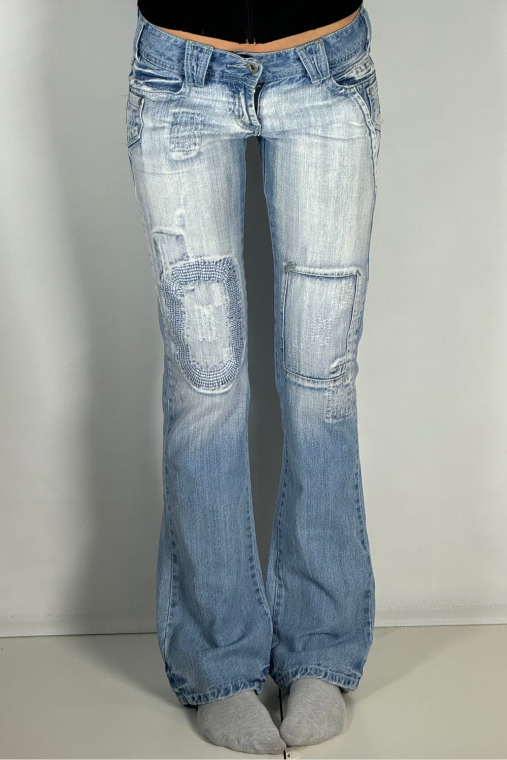 Lågmidjade jeans stl: S