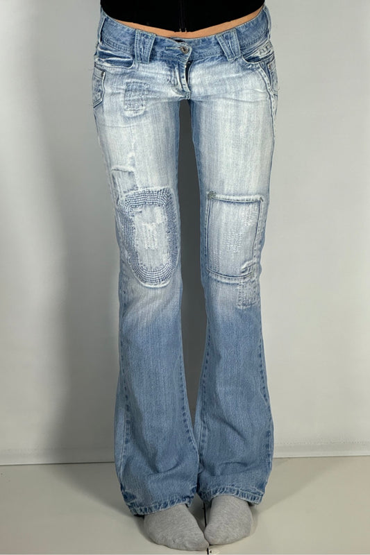 Lågmidjade jeans stl: S
