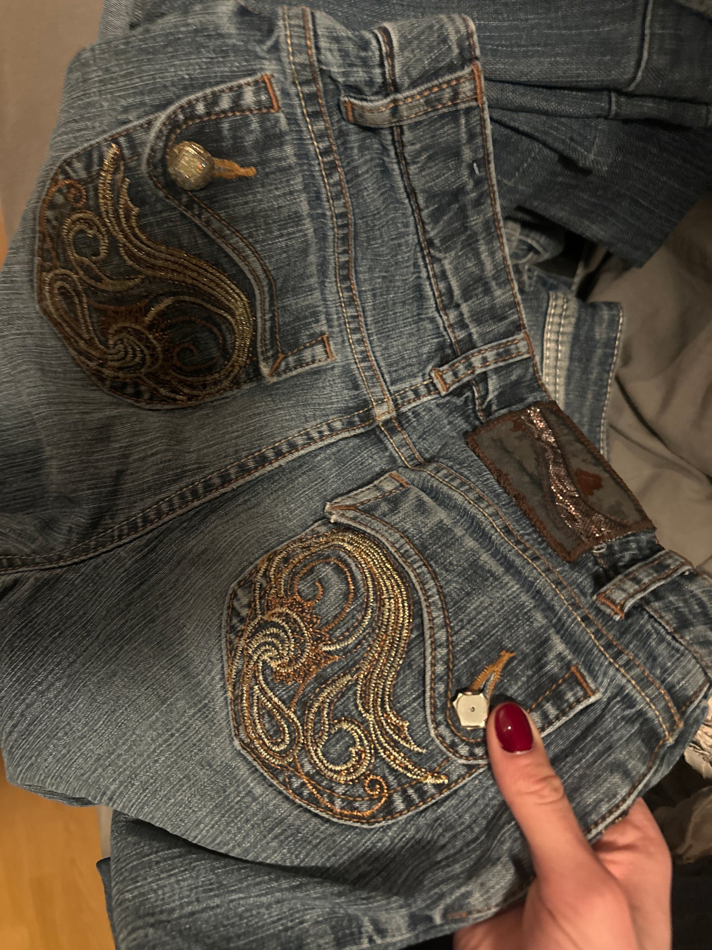 Lågmidjade jeans stl: XXS