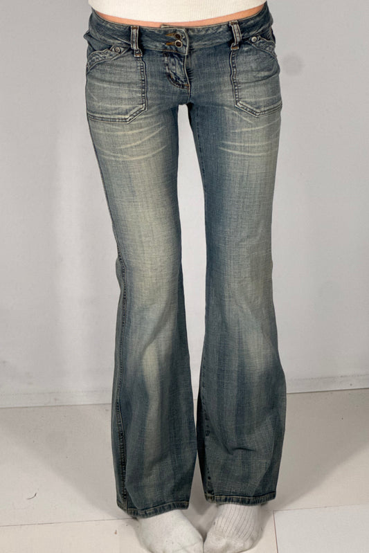Lågmidjade jeans stl: XS