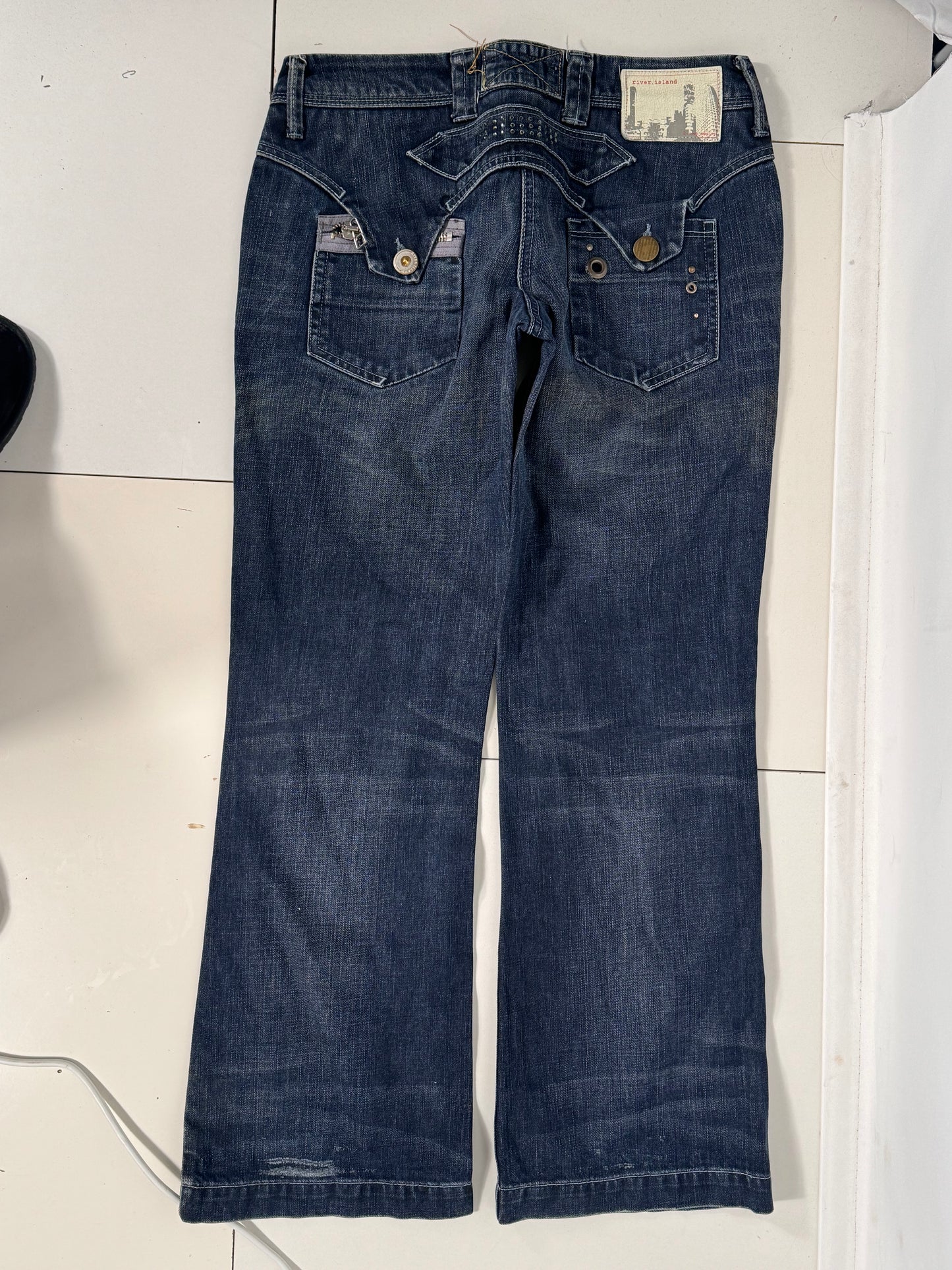 Lågmidjade jeans stl: S/M