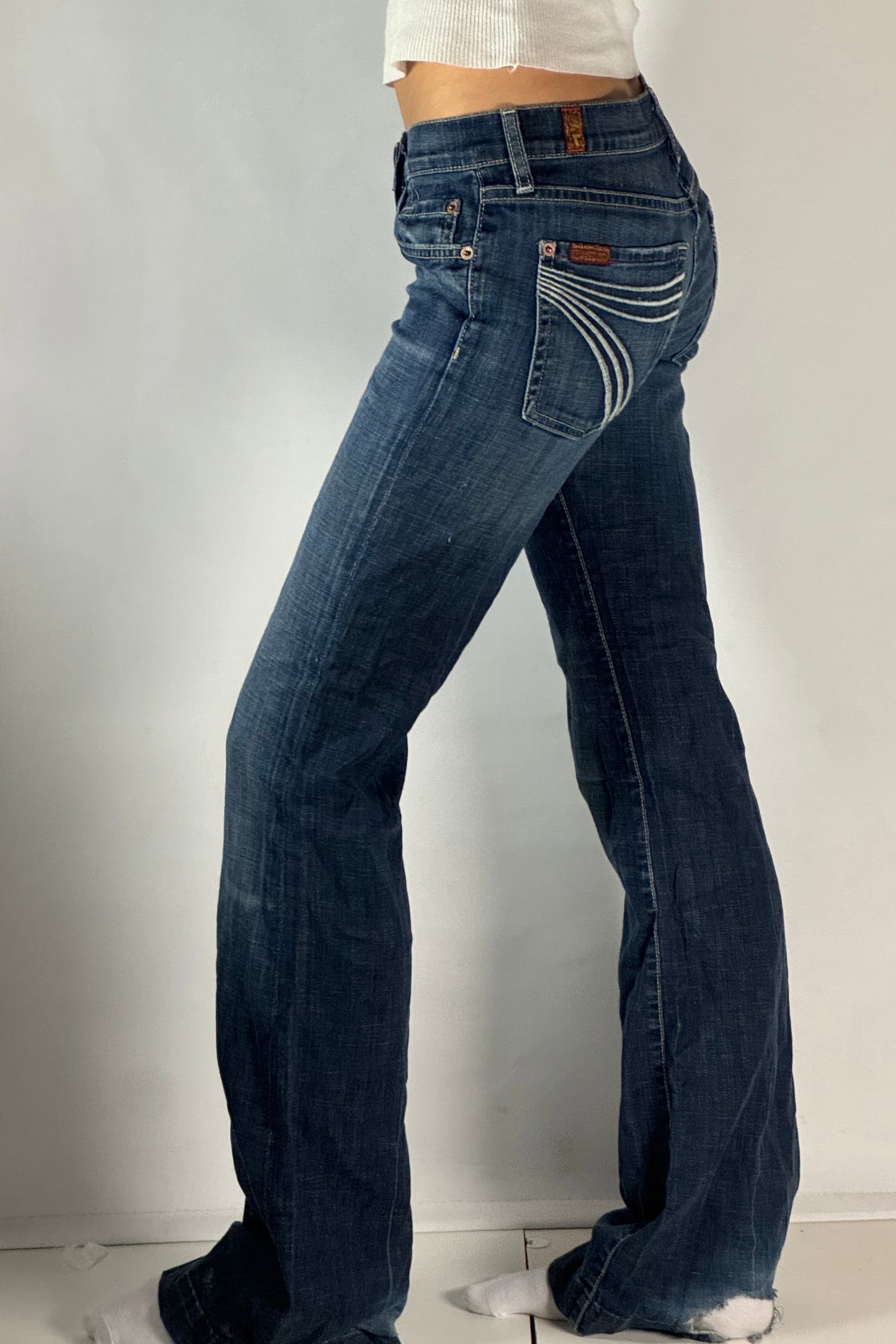 Lågmidjade jeans stl: XS