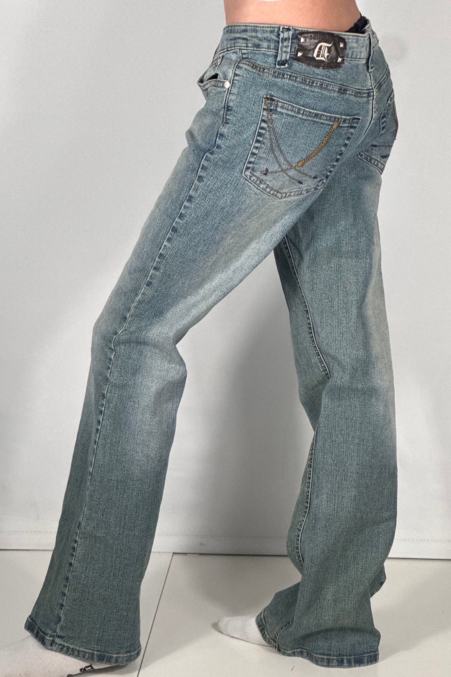 Lågmidjade jeans stl: M