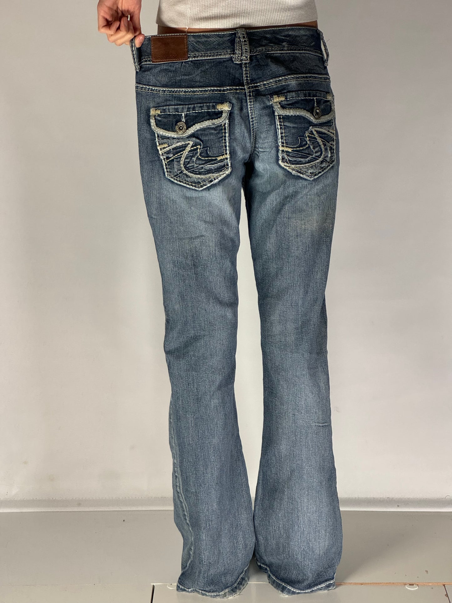 Lågmidjade jeans stl: S