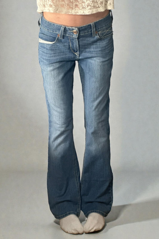 Lågmidjade jeans stl: S