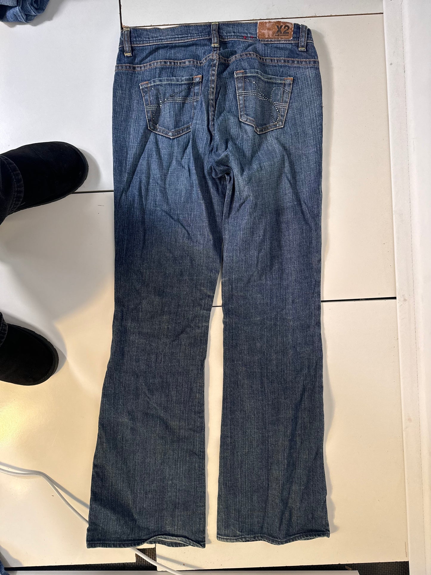 Lavtaljede jeans str: S