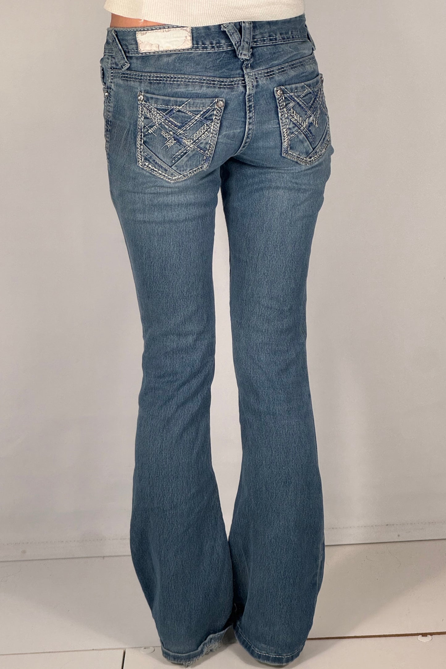 Lågmidjade jeans stl: XS