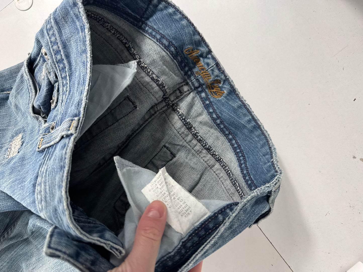 Lågmidjade jeans stl: S