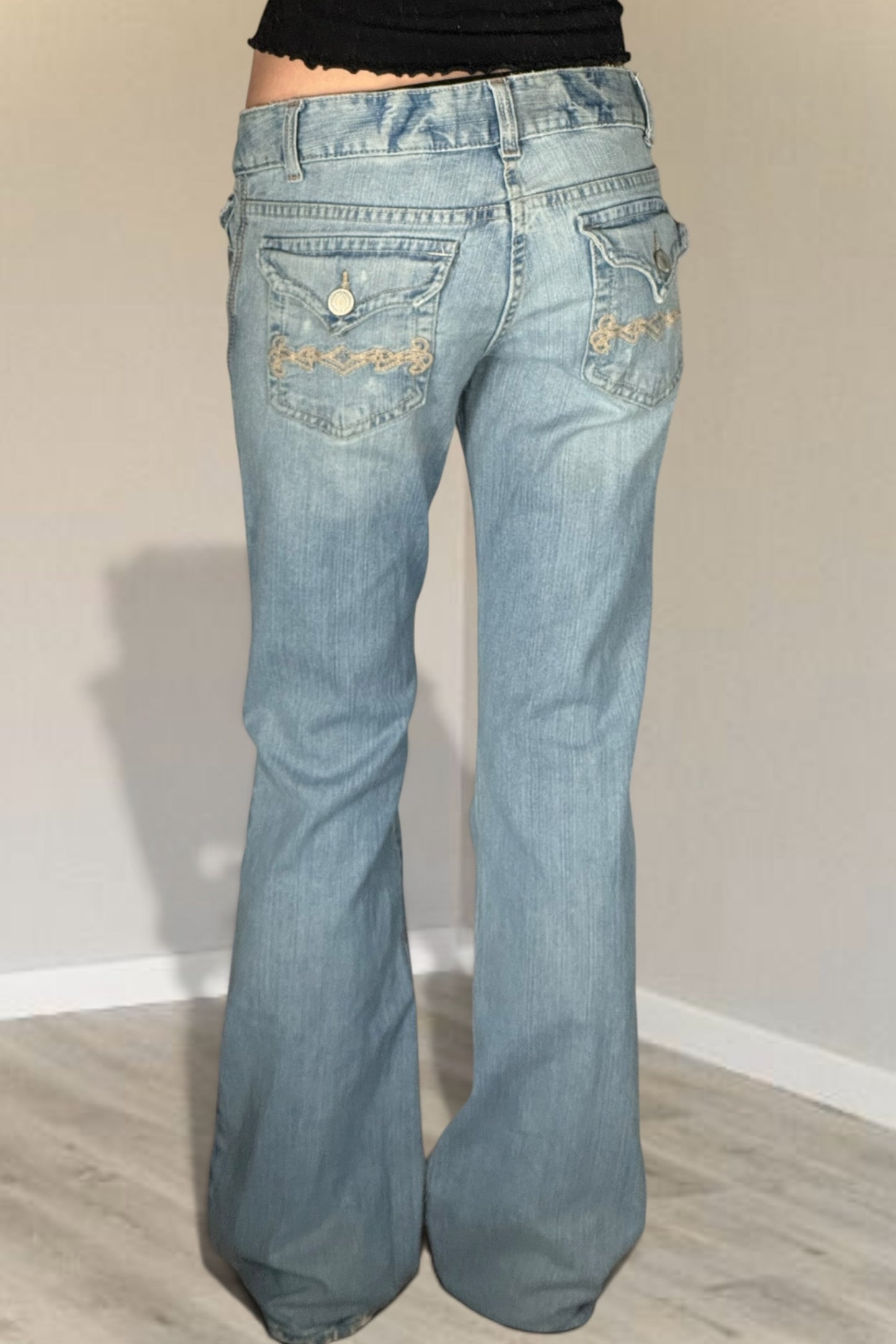 Lågmidjade jeans stl: S