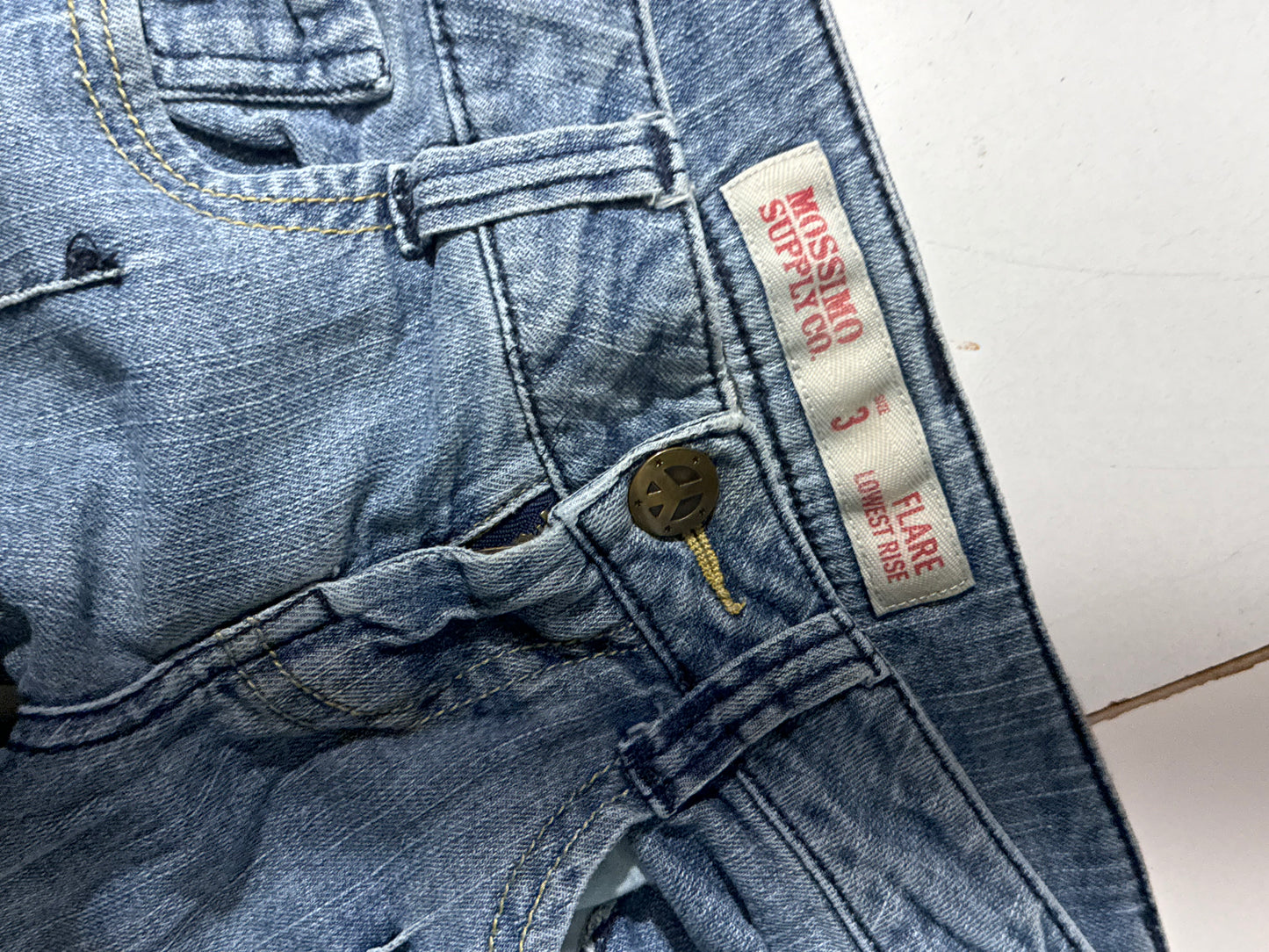 Lågmidjade jeans stl: XS