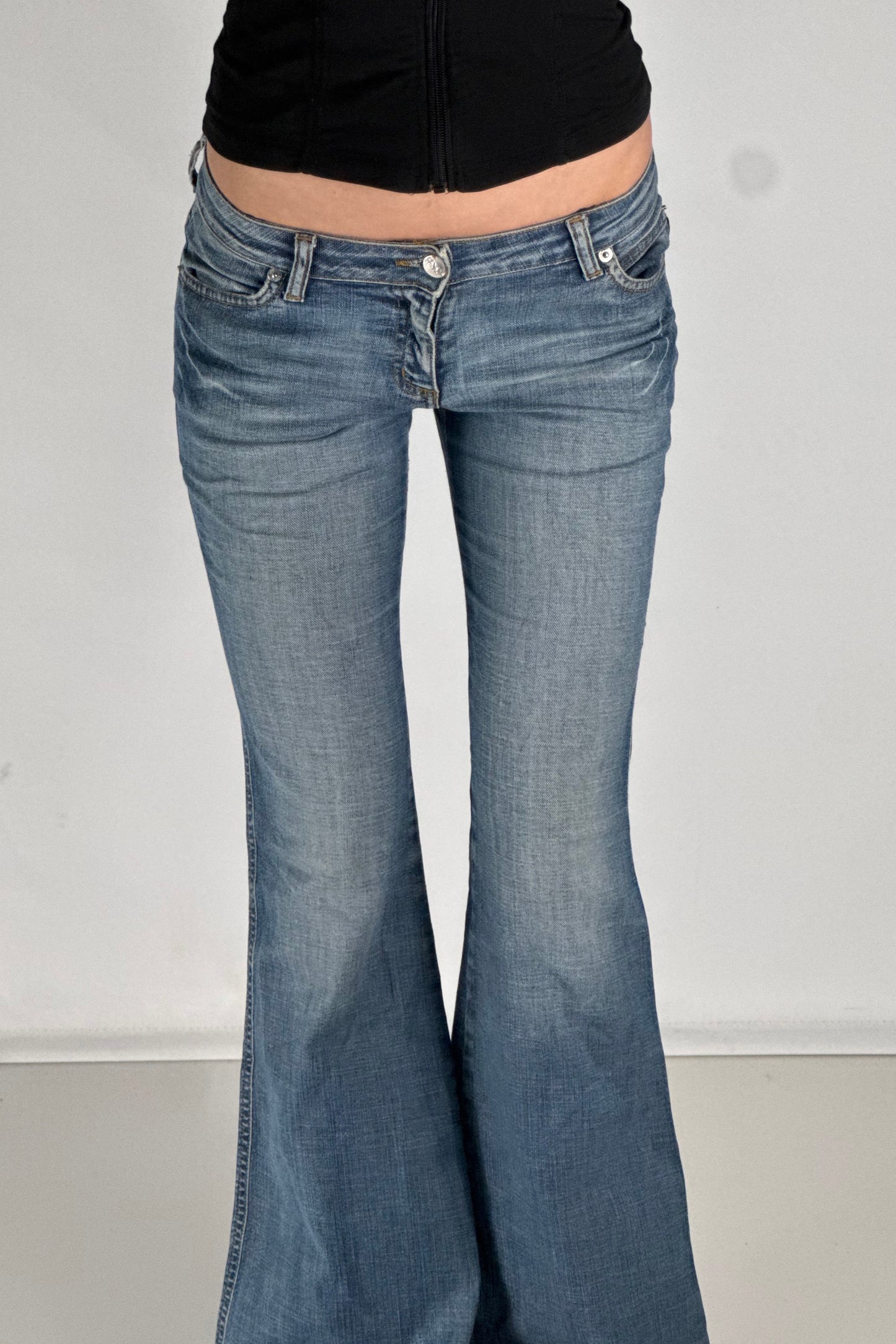 Lågmidjade jeans stl: XS