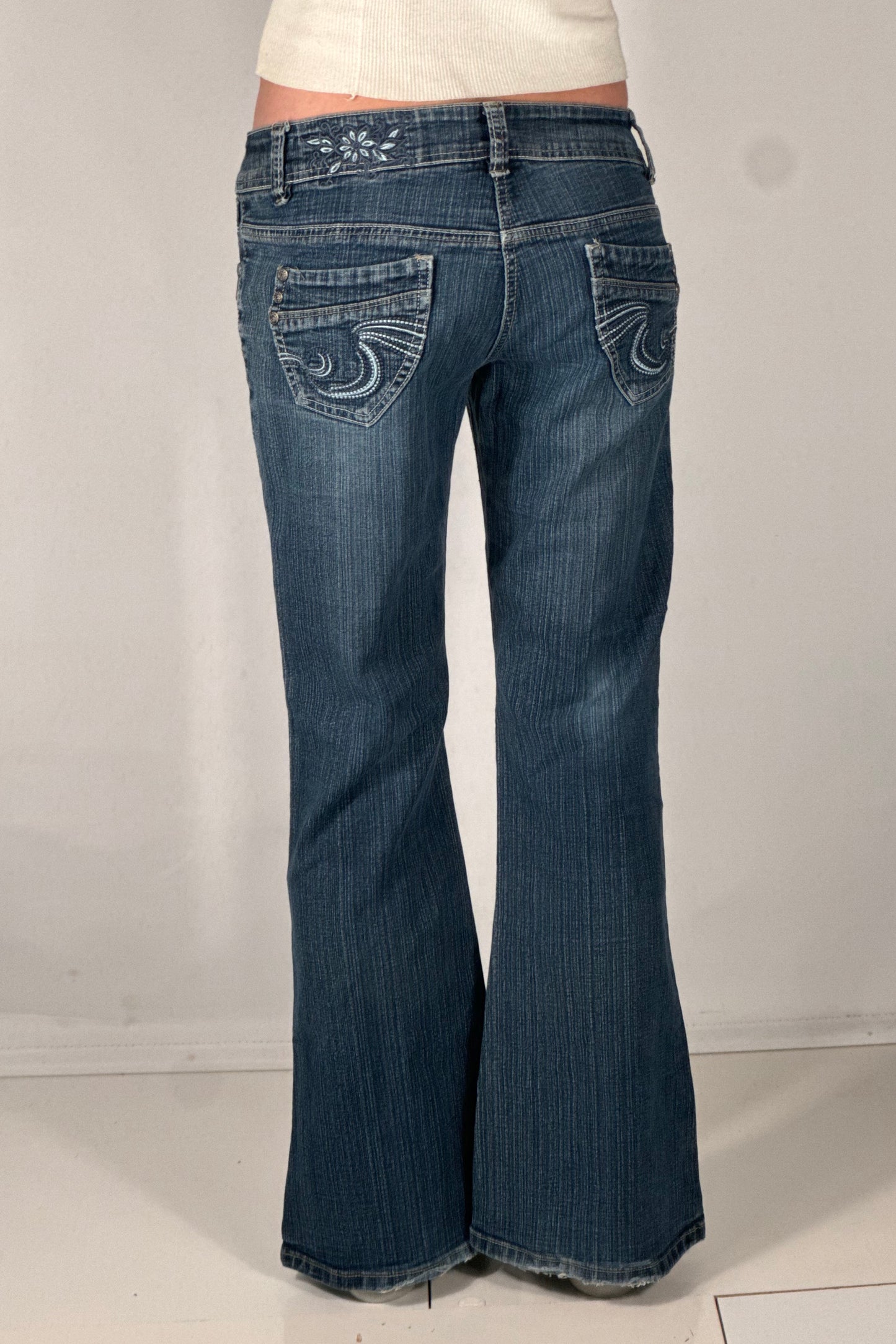 Lågmidjade jeans stl: S