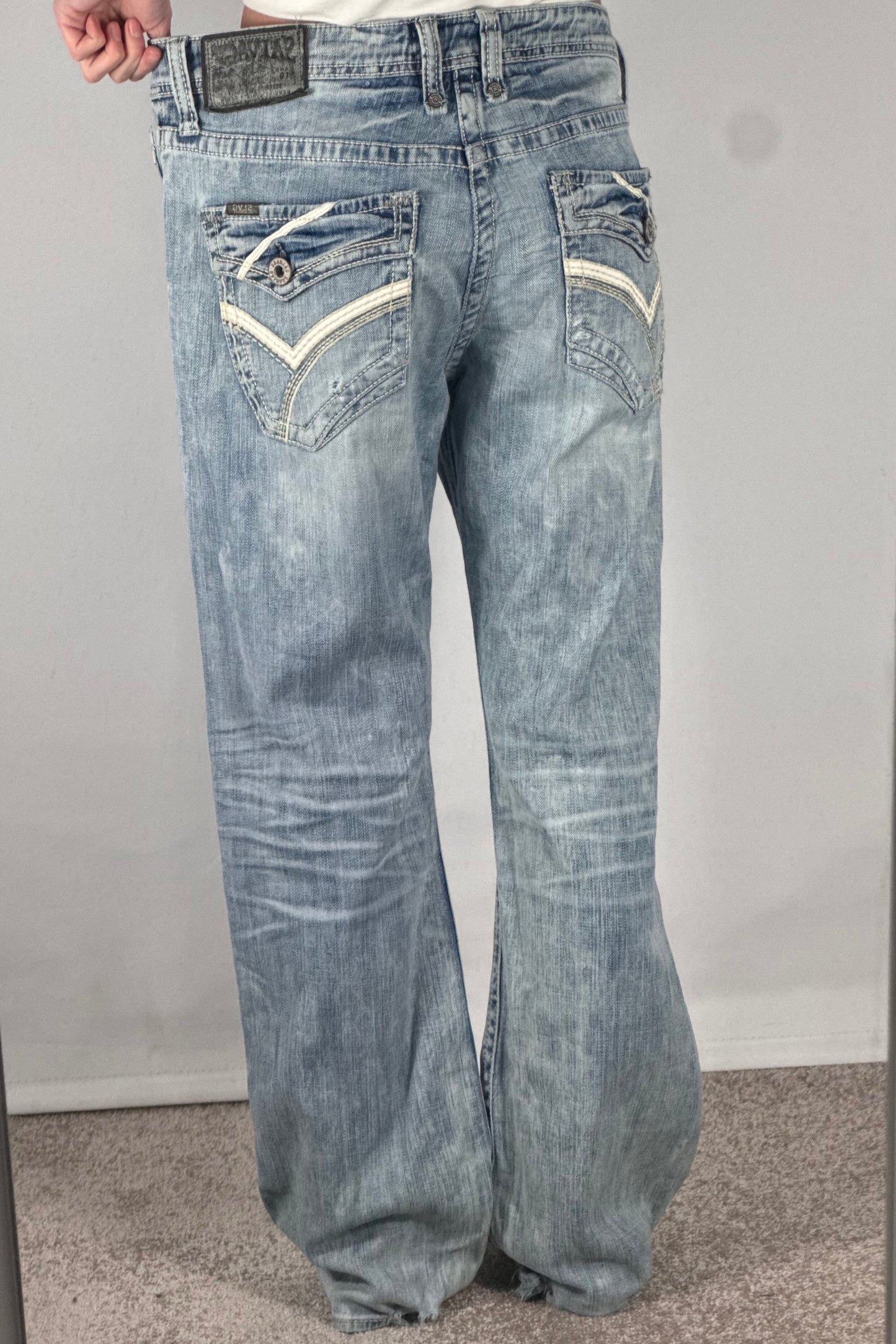 Lågmidjade jeans stl: M