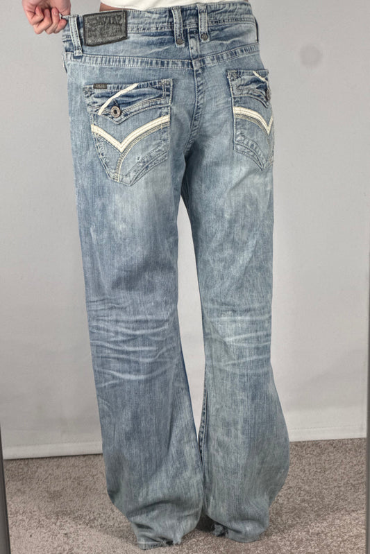 Lågmidjade jeans stl: M