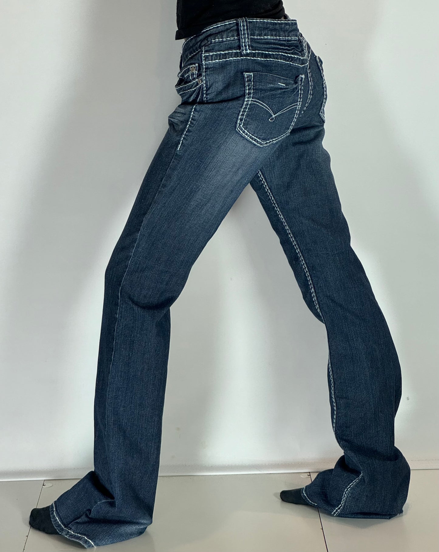 Lågmidjade jeans stl: M
