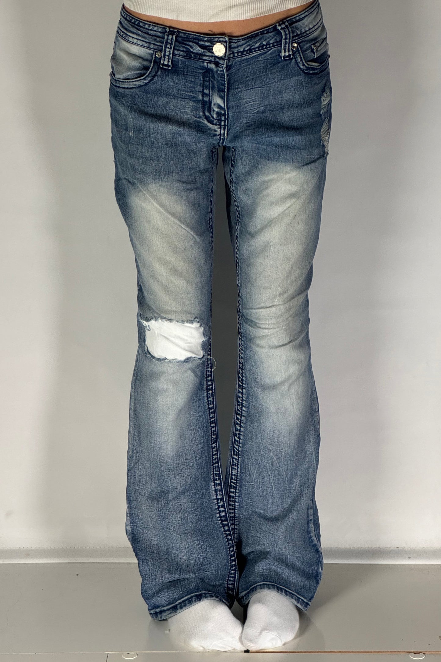 Lågmidjade jeans stl: M