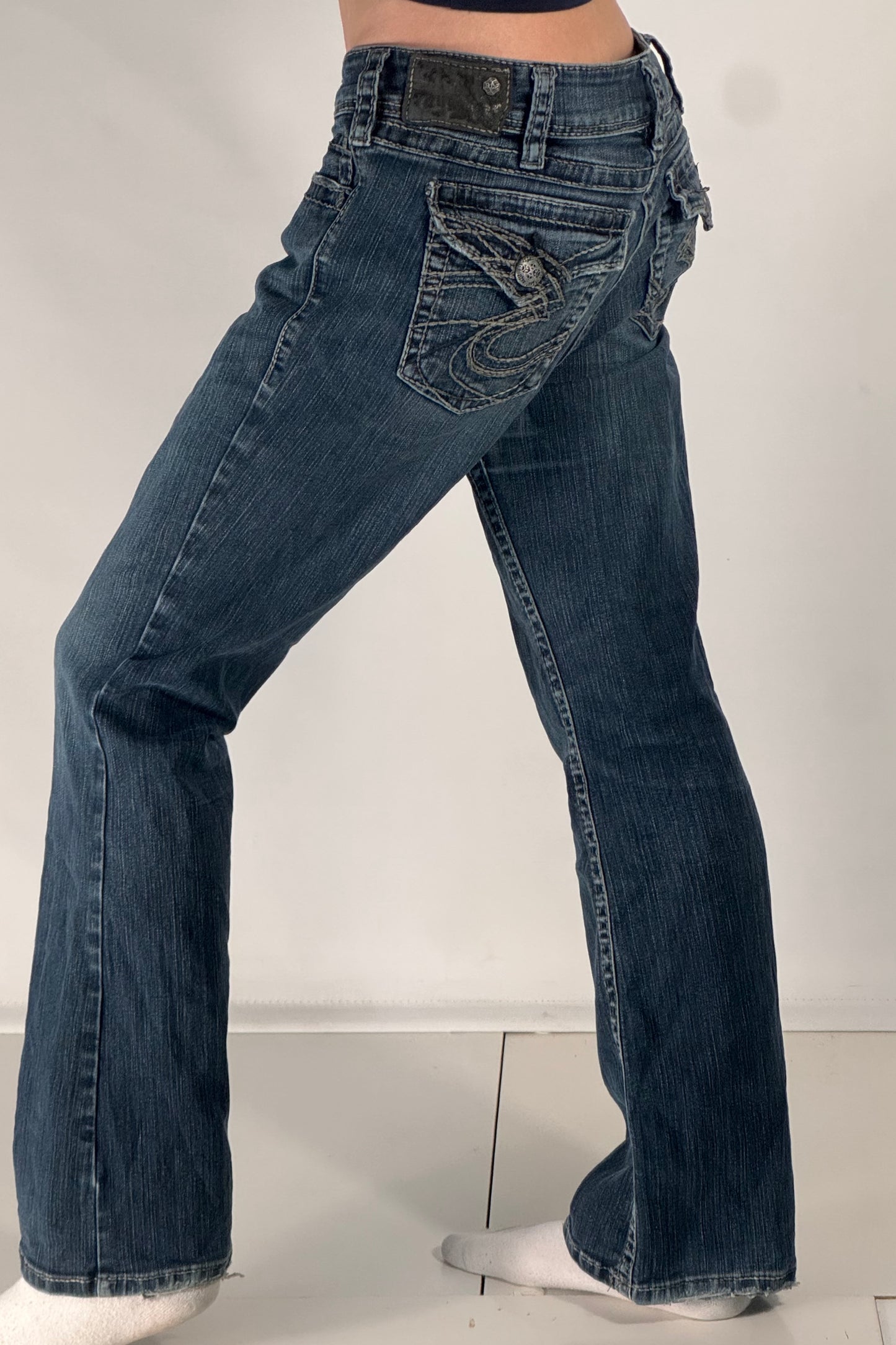 Lågmidjade jeans stl: M