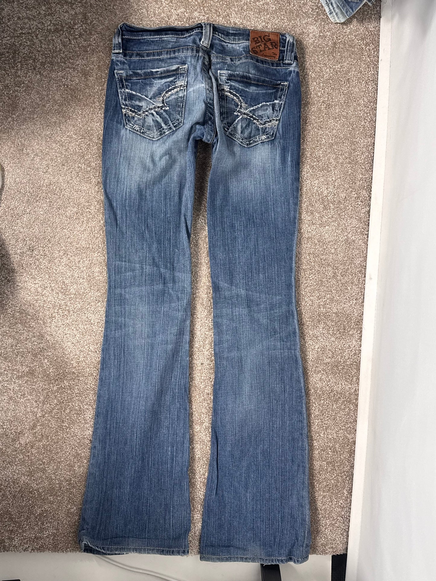 Lågmidjade jeans stl: S