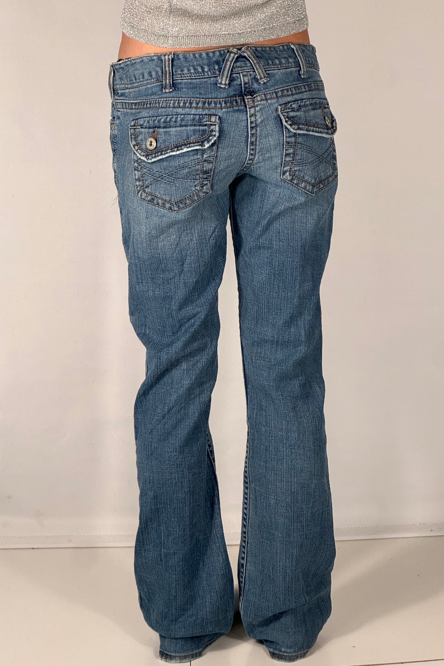 Lågmidjade jeans stl: S/M