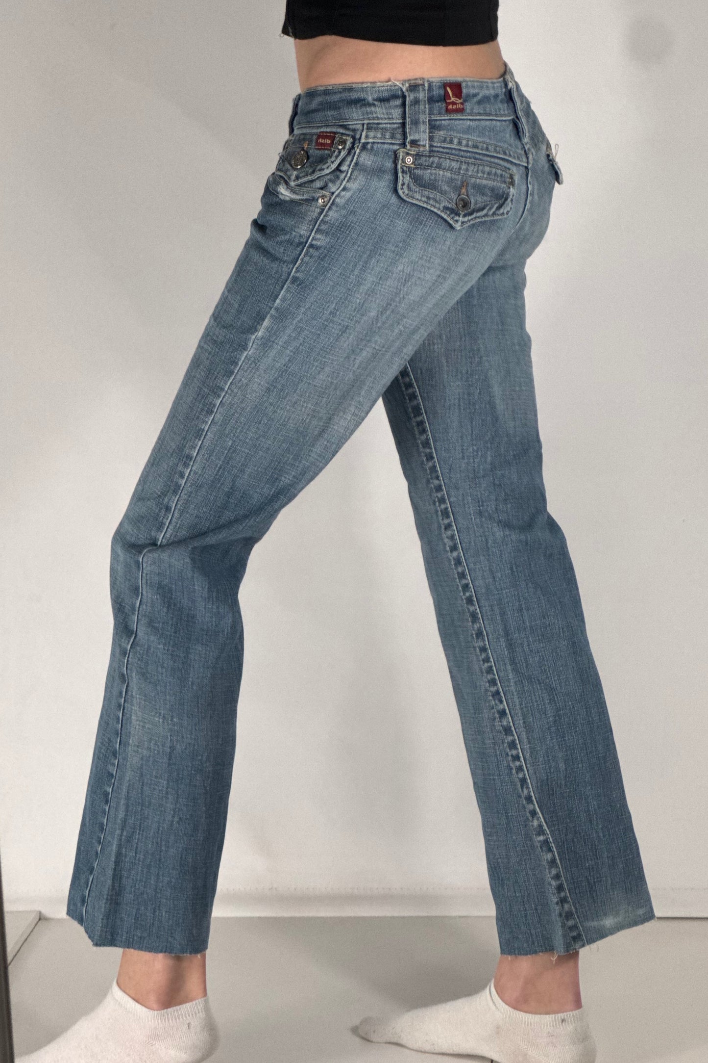 Lavtaljede jeans str: