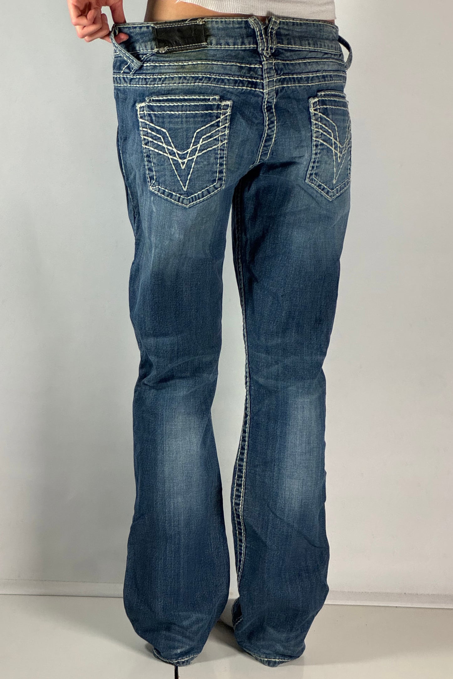 Lågmidjade jeans stl: M