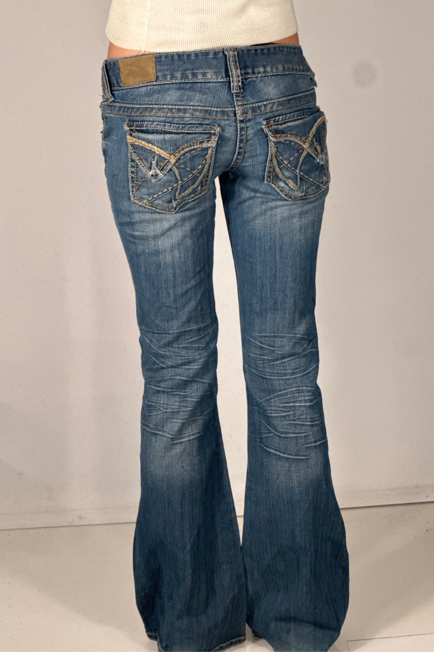 Lågmidjade jeans stl: S