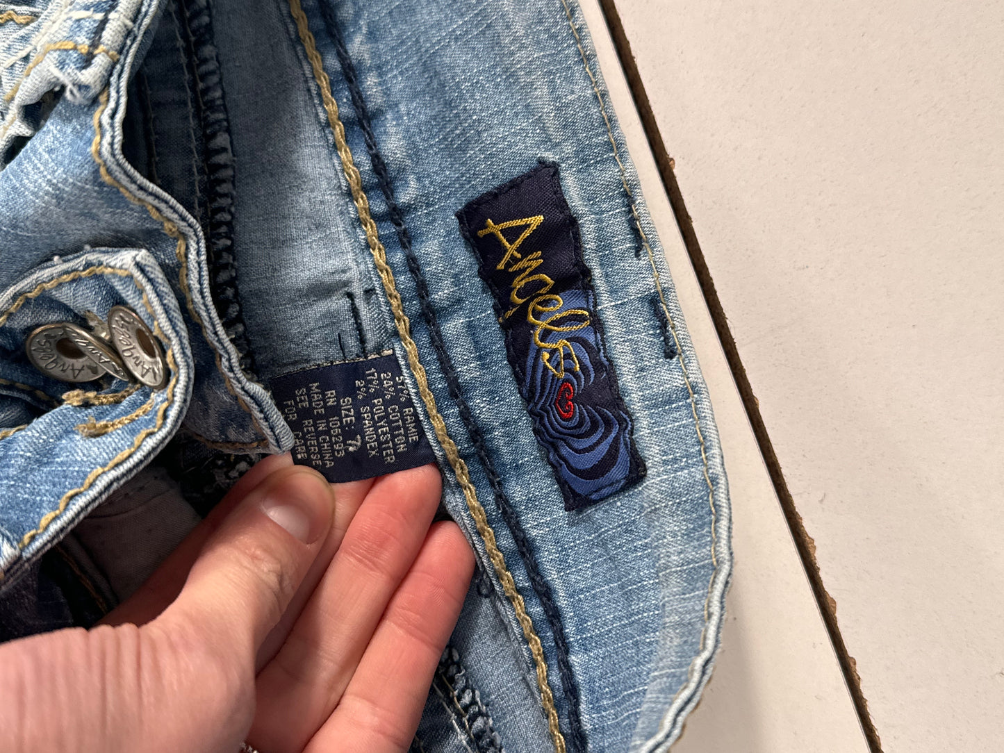 Lavtaljede jeans str: S