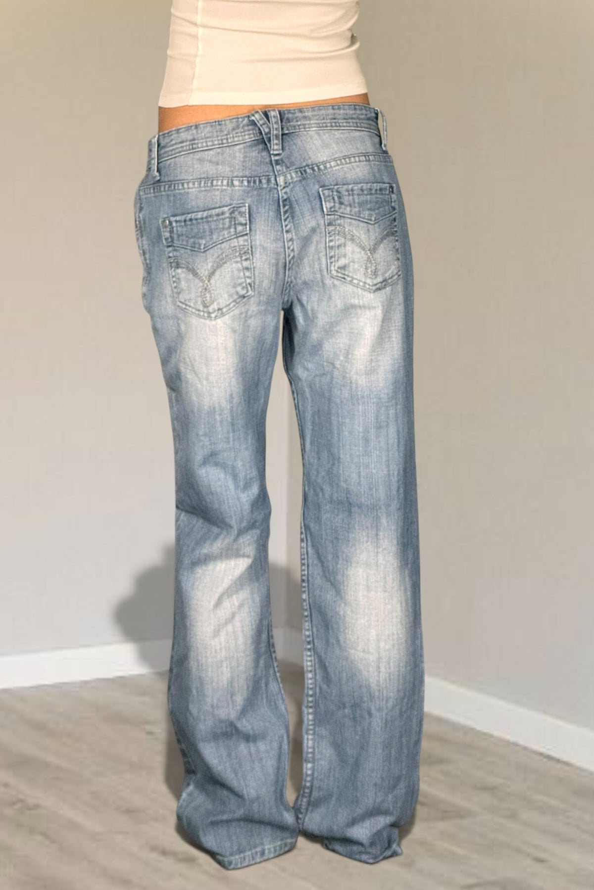 Lågmidjade jeans stl: M