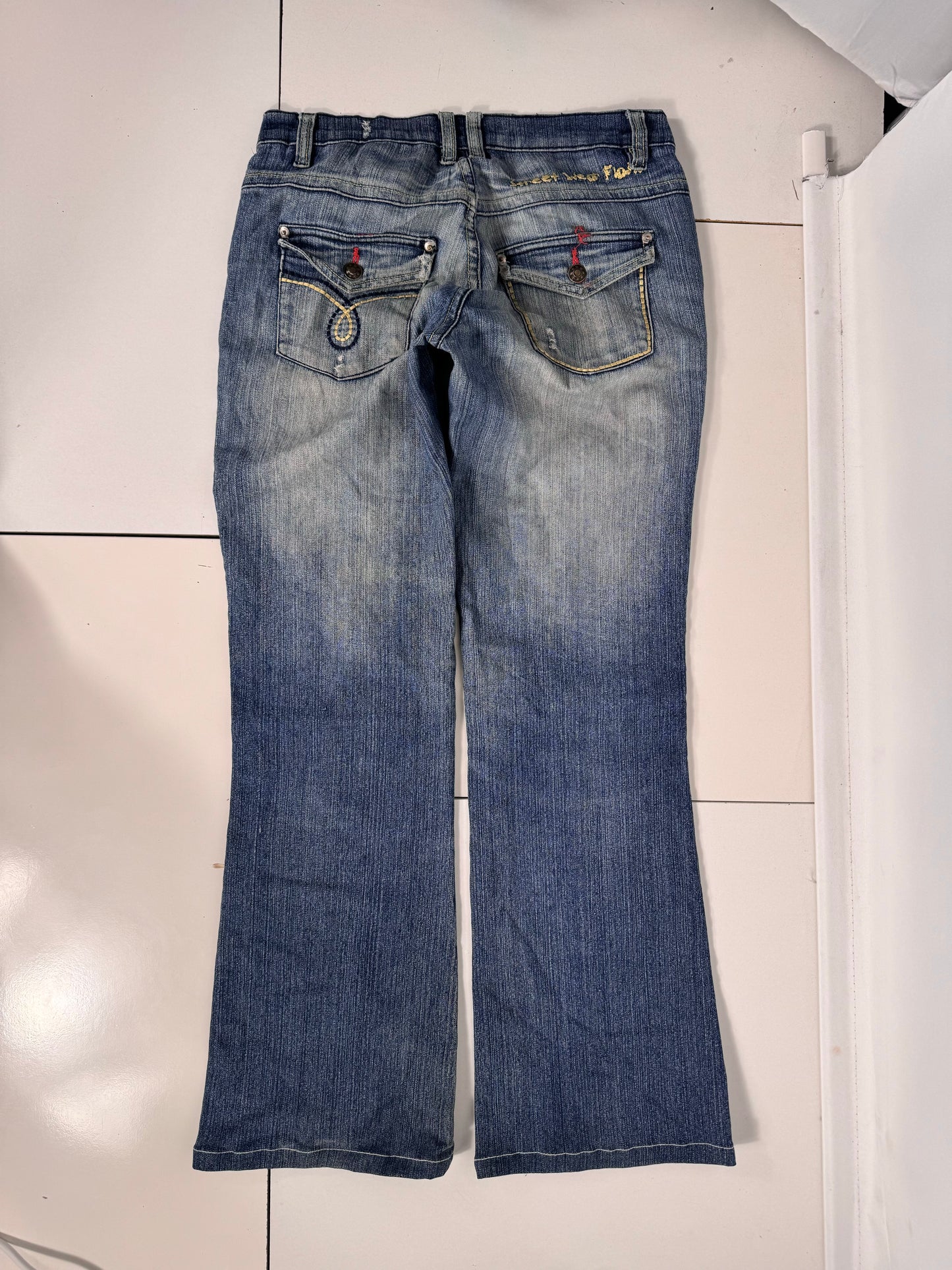 Lavtaljede jeans str: S