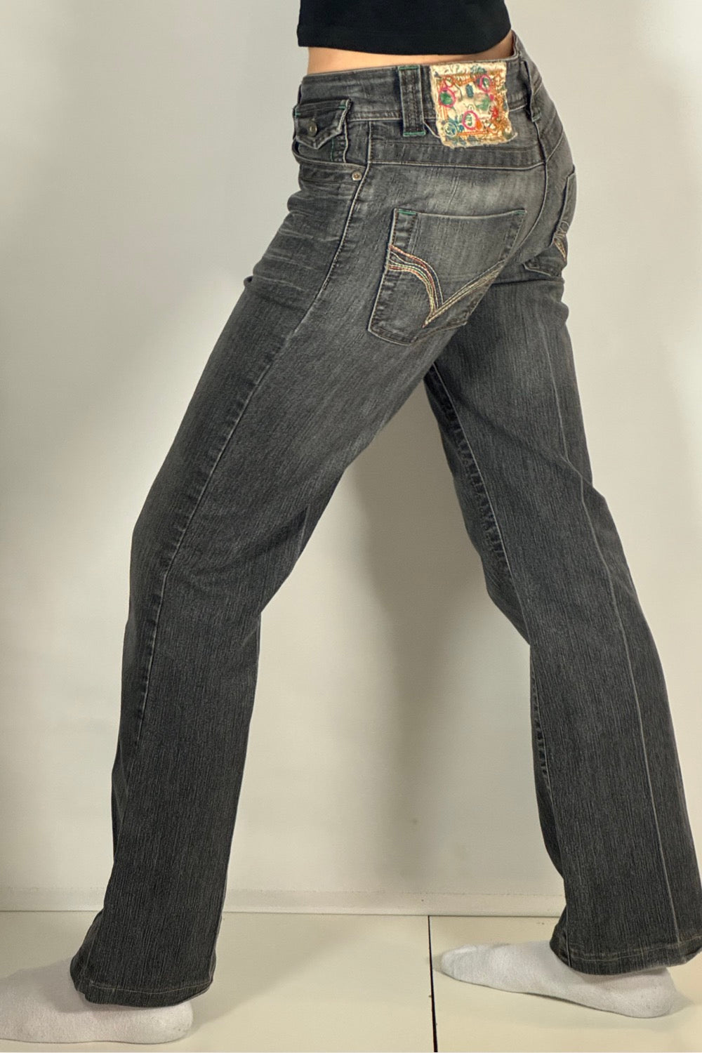 Lågmidjade jeans stl: S/M