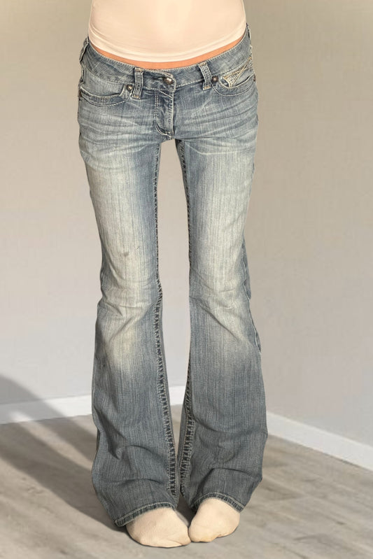 Lågmidjade jeans stl: XS