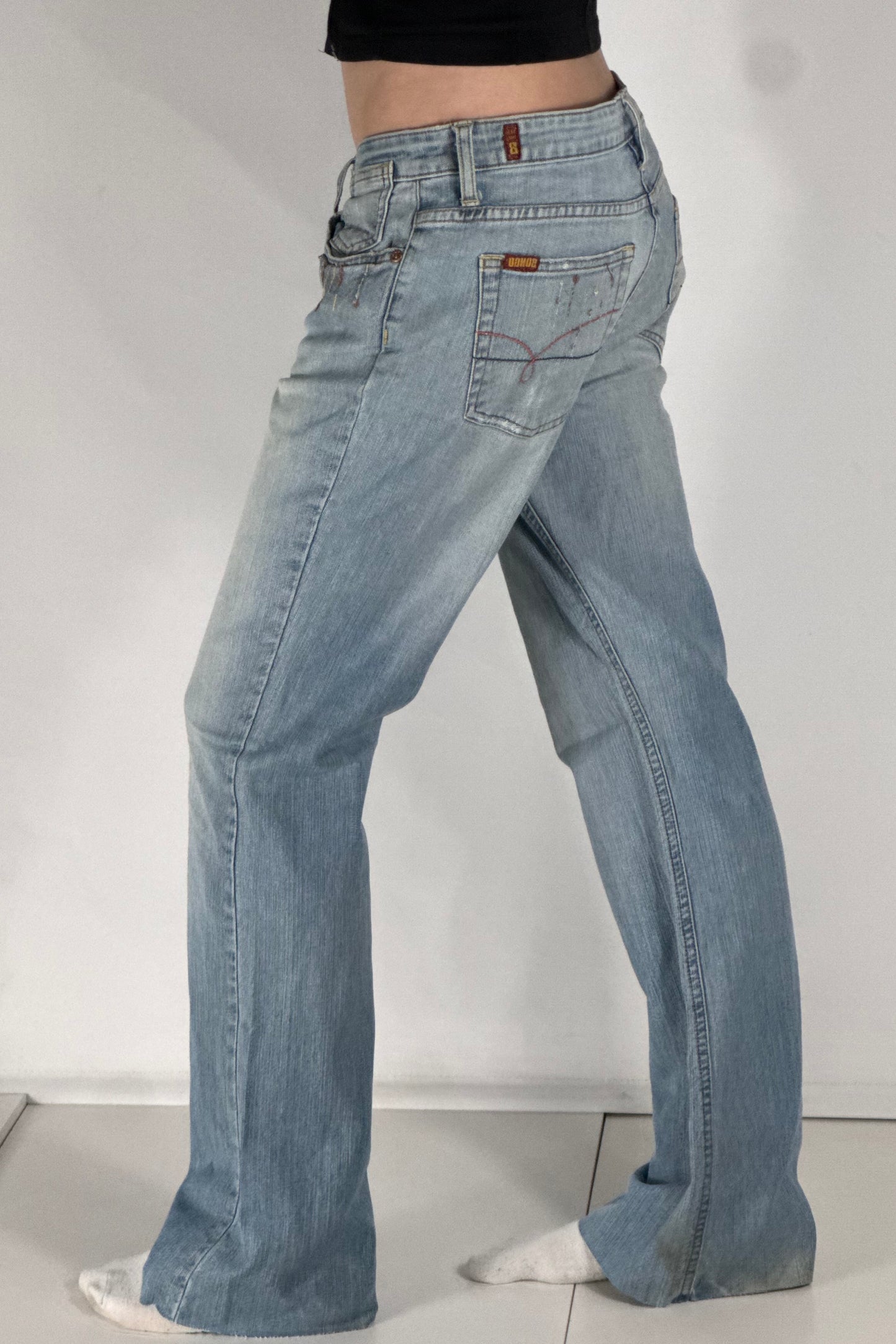 Lågmidjade jeans stl: S