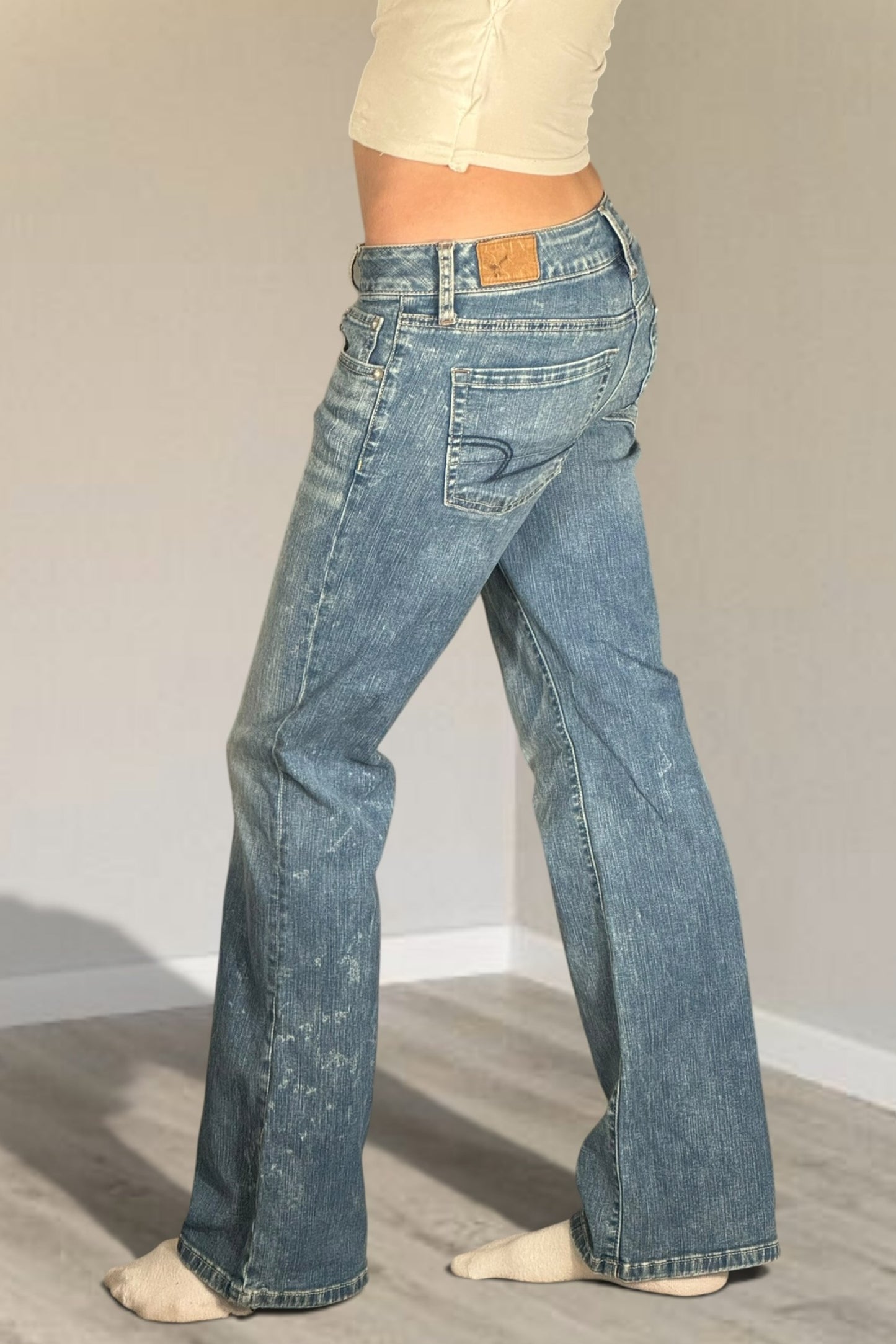 Lågmidjade jeans stl: XS