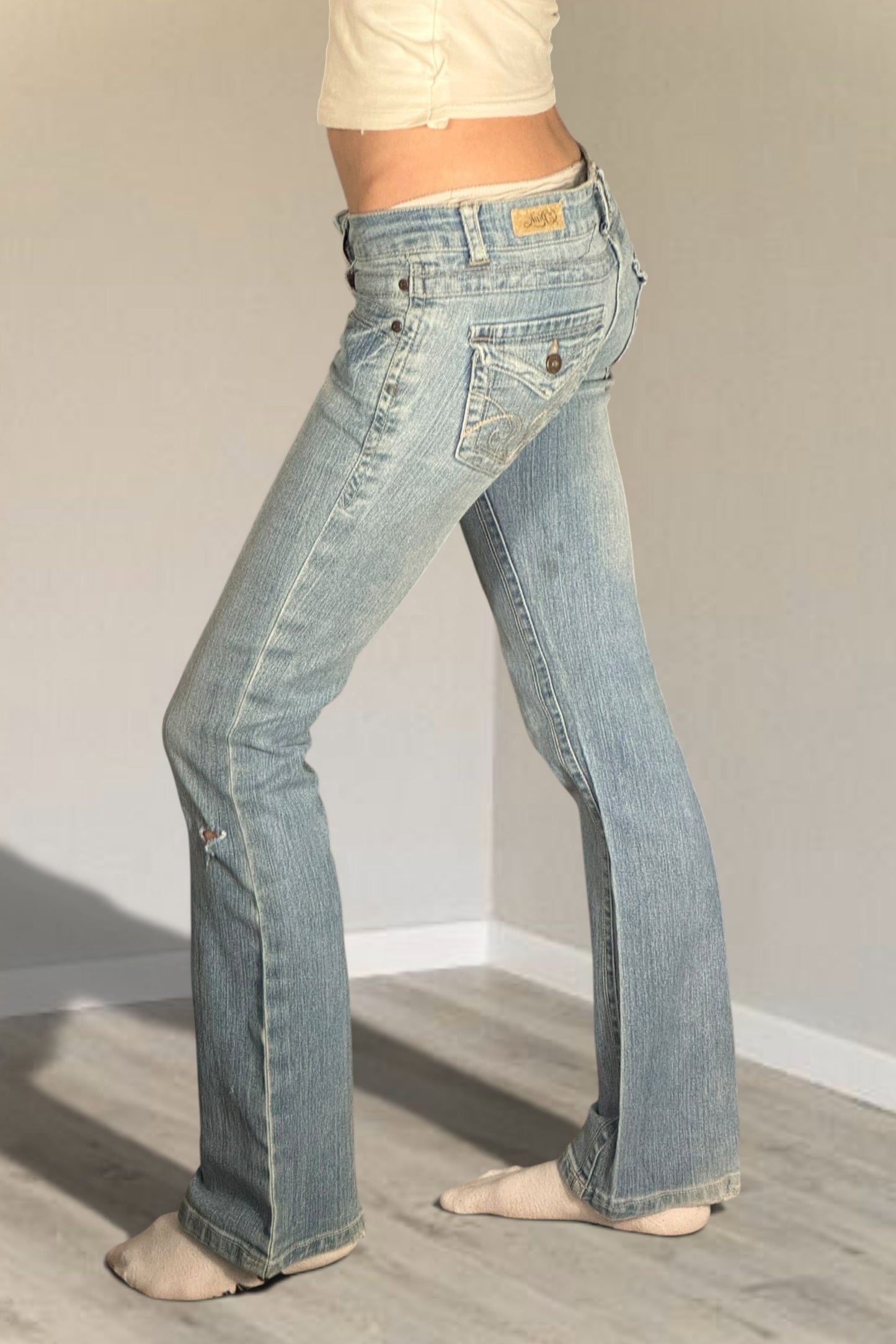 Lågmidjade jeans stl: XS
