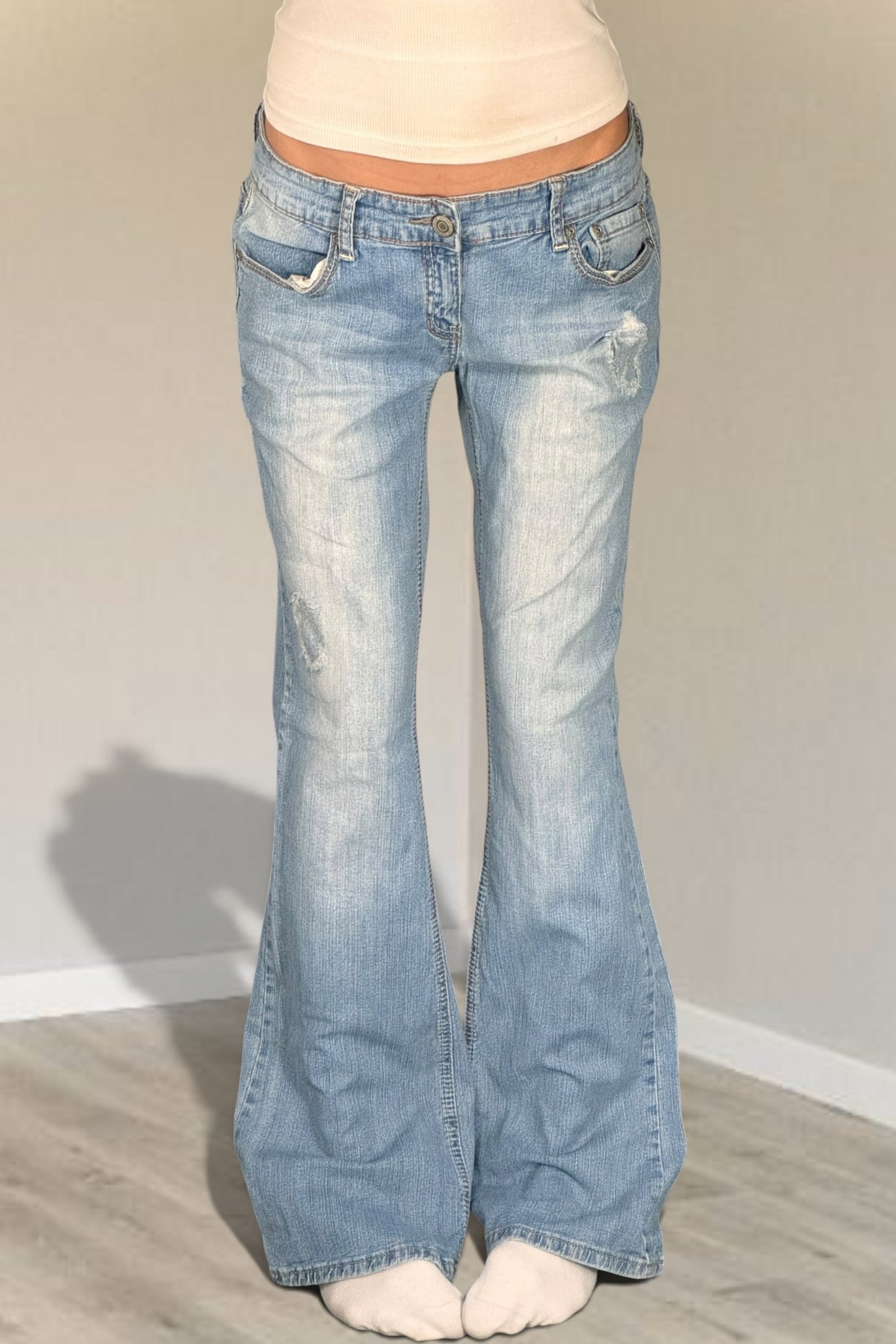 Lågmidjade jeans stl: M