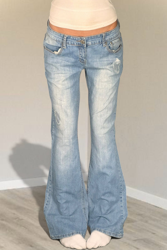 Lågmidjade jeans stl: M