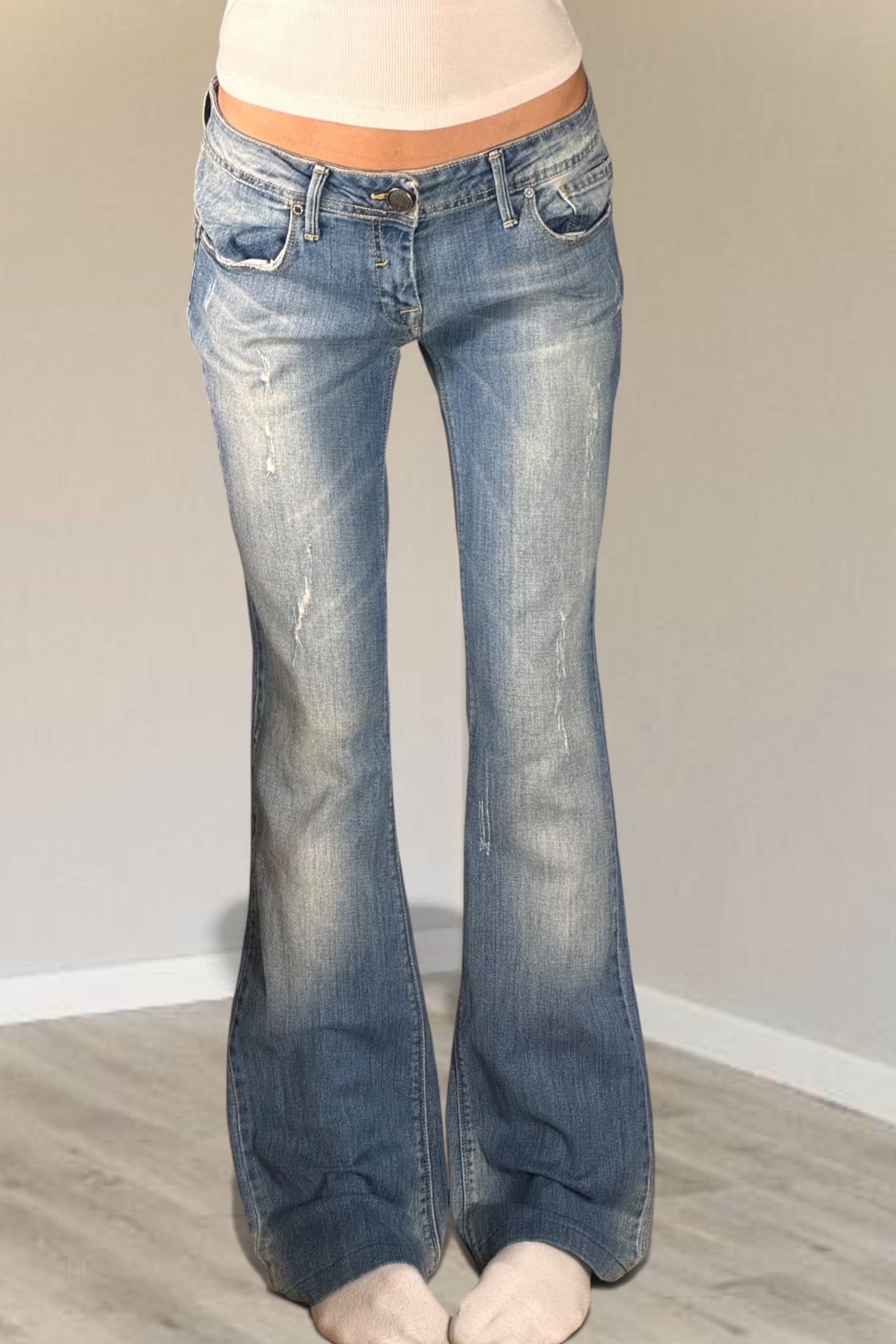 Lågmidjade jeans stl: S