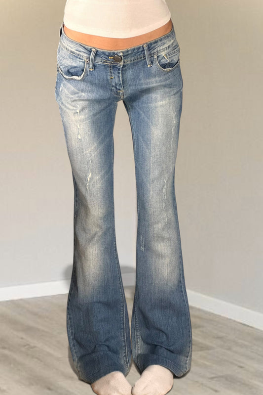 Lågmidjade jeans stl: S