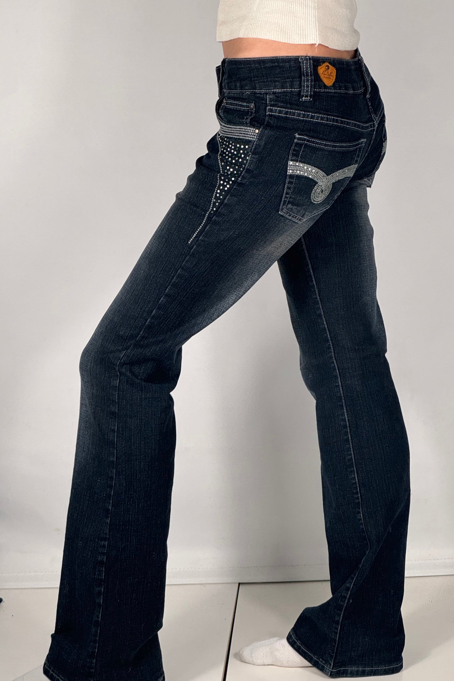 Lavtaljede jeans str: XS