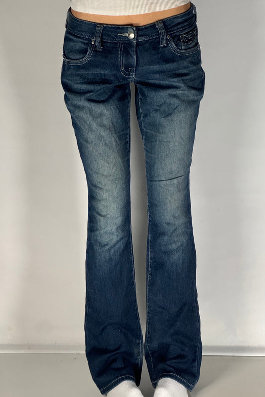 Lågmidjade jeans stl: S