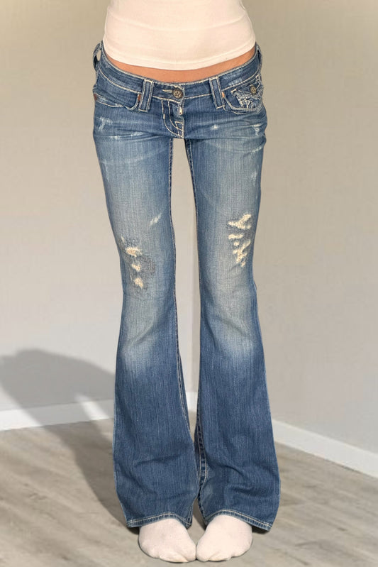 Lågmidjade jeans stl: S