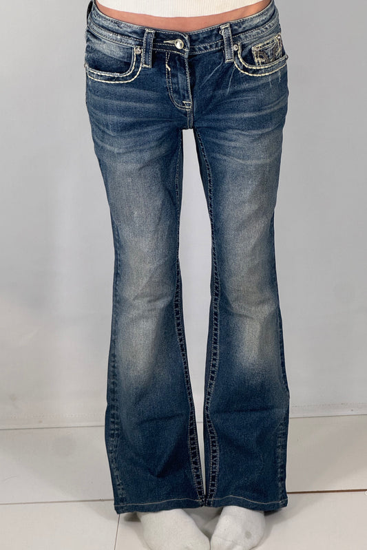 Lågmidjade jeans stl: S